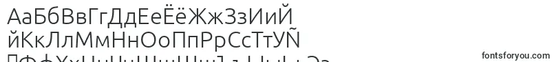 UbuntuLight-Schriftart – russische Schriften