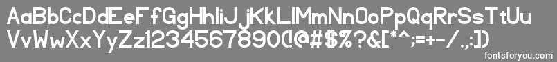 Подробнее о шрифте TlSansSerifBold Шрифт TlSansSerifBold – белые шрифты на сером фоне