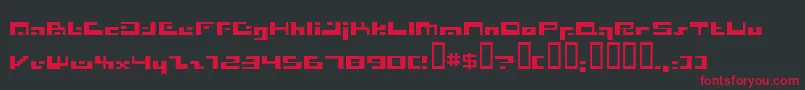 Irresist Font – Red Fonts on Black Background