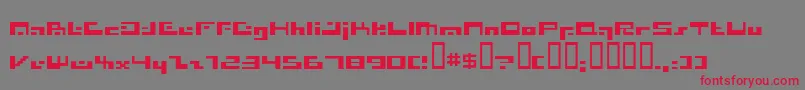 Irresist Font – Red Fonts on Gray Background