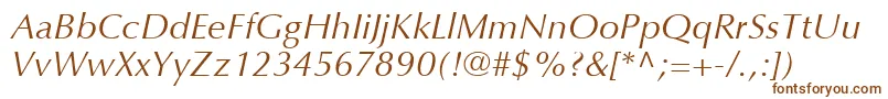 OptimaLtItalic Font – Brown Fonts