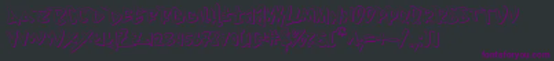 Fantom3D Font – Purple Fonts on Black Background