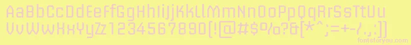 More about BriemakademistdRegular Font BriemakademistdRegular Font – Pink Fonts on Yellow Background