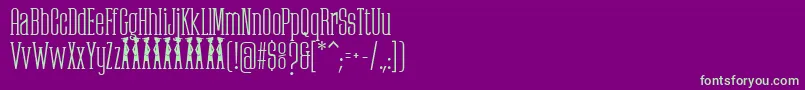 Lisätietoja PartizanoDemoFfp-fontista PartizanoDemoFfp-fontti – vihreät fontit violetilla taustalla