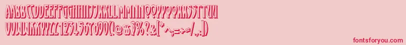 XayaxS Font – Red Fonts on Pink Background