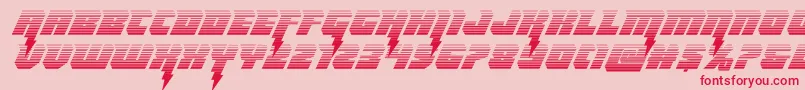 fuente Thundertitangrad – Fuentes Rojas Sobre Fondo Rosa