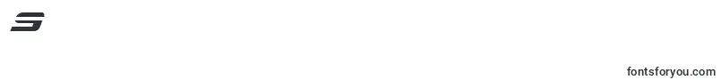 Czcionka GunshipLaserItalic – czcionki cyfry 9