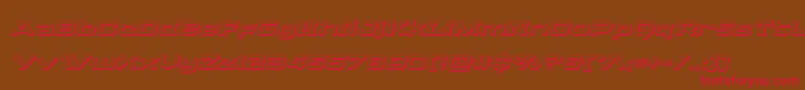 Cydoniacentury3Dital Font – Red Fonts on Brown Background