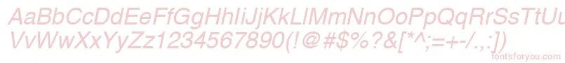 A1010helvetikaNItalic Font – Pink Fonts