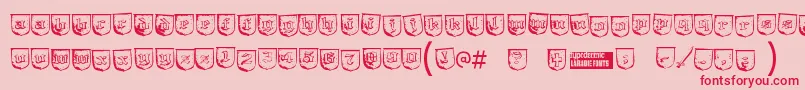 fuente Trollbai – Fuentes Rojas Sobre Fondo Rosa