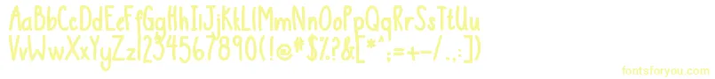 DjbThisIsMe2 Font – Yellow Fonts