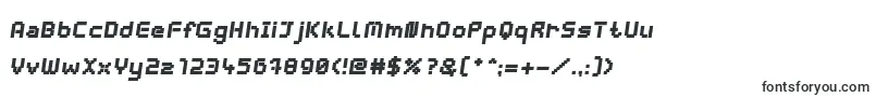 WebpixelBitmapBlackItalic Font – OTF Fonts