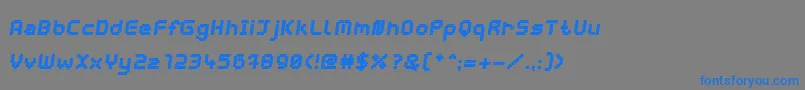 fuente WebpixelBitmapBlackItalic – Fuentes Azules Sobre Fondo Gris