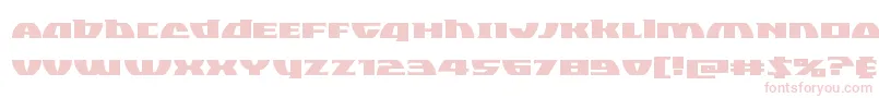 Blackbishopexpand Font – Pink Fonts on White Background