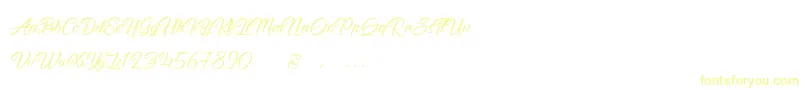 PictorialSignature Font – Yellow Fonts