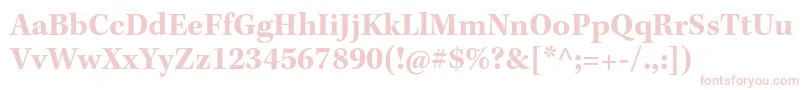 KeplerstdBold Font – Pink Fonts on White Background