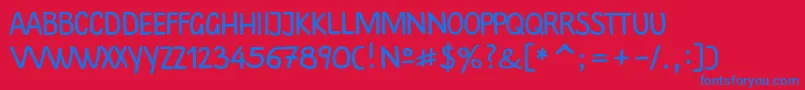 Подробнее о шрифте Plainscriptc Шрифт Plainscriptc – синие шрифты на красном фоне