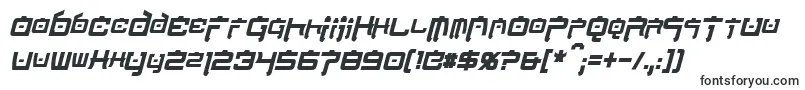 Шрифт NipponTechCondensedBoldItalic – шрифты для Sony Vegas Pro