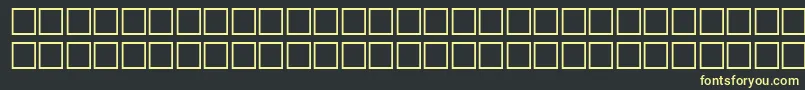 McsHor1SUNormal2000-fontti – keltaiset fontit mustalla taustalla