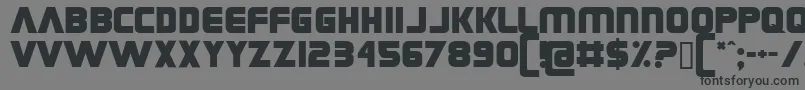Grungerocker Font – Black Fonts on Gray Background