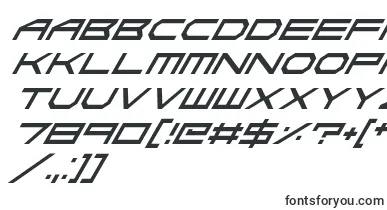  AbsoluteZeroItalic font