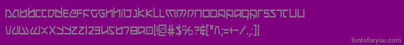 Koboldc Font – Gray Fonts on Purple Background