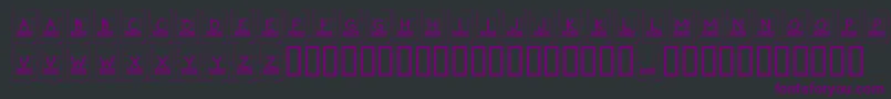 KrWanted Font – Purple Fonts on Black Background