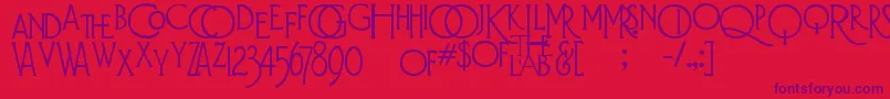 More about DiehlDecoAlts Font DiehlDecoAlts Font – Purple Fonts on Red Background
