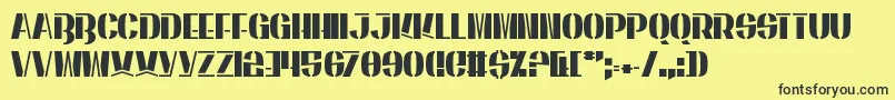 Więcej informacji o czcionce EnergeticStar Czcionka EnergeticStar – czarne czcionki na żółtym tle