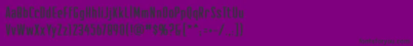 Creatorcreditsbb Font – Black Fonts on Purple Background