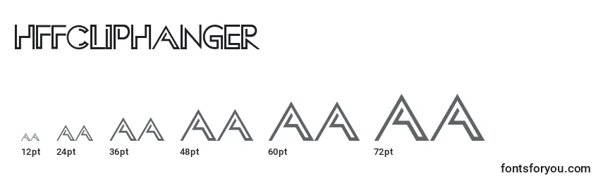 Размеры шрифта HffClipHanger