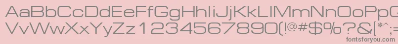 Ft81Normal-Schriftart – Graue Schriften auf rosa Hintergrund