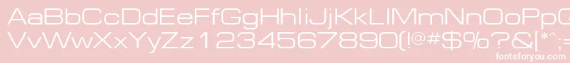 Ft81Normal Font – White Fonts on Pink Background