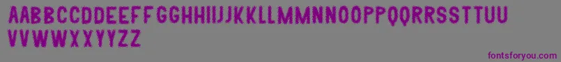 Klonp Font – Purple Fonts on Gray Background