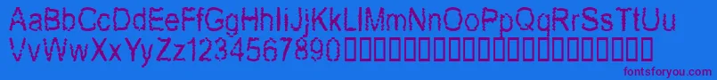 More about New Mozak Font New Mozak Font – Purple Fonts on Blue Background