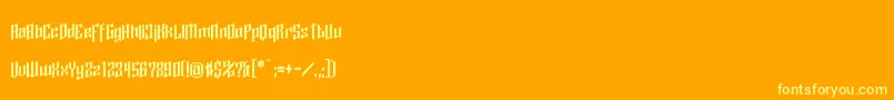 fuente Cupra – Fuentes Amarillas Sobre Fondo Naranja
