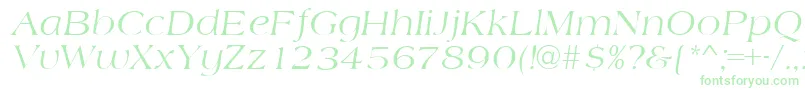 AmidbItalic Font – Green Fonts on White Background