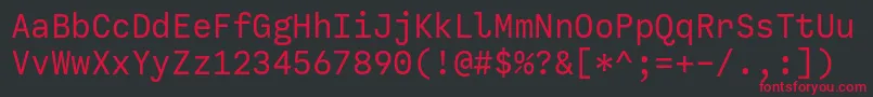 fuente CallingcodeRegular – Fuentes Rojas Sobre Fondo Negro