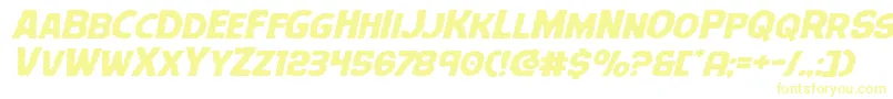 Terrorbabbleexpandital Font – Yellow Fonts