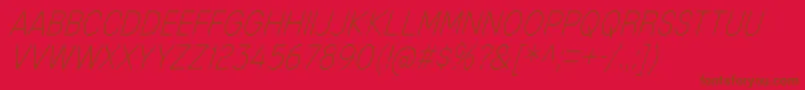 More about MixolydianTitlingElIt Font MixolydianTitlingElIt Font – Brown Fonts on Red Background
