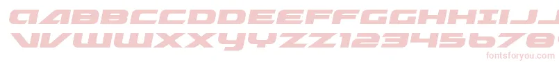 Graymalkinexpand-Schriftart – Rosa Schriften auf weißem Hintergrund
