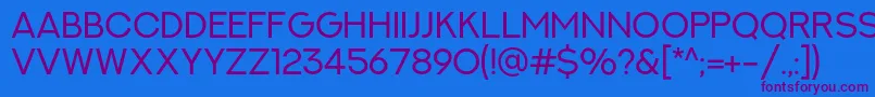 Шрифт NextArtRegular – фиолетовые шрифты на синем фоне