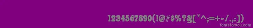 Saiba mais sobre a fonte FontanDeco Fonte FontanDeco – fontes cinzas em um fundo violeta