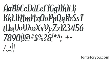  Colourba font