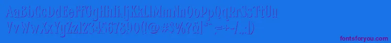 More about Fhacondfrenchshadenc Font Fhacondfrenchshadenc Font – Purple Fonts on Blue Background