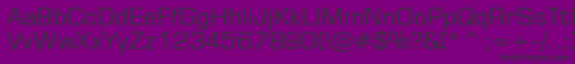 フォントStMicrosquare – 紫の背景に黒い文字