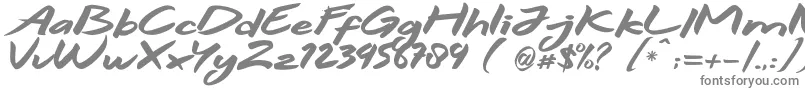 Hitam Font – Gray Fonts on White Background