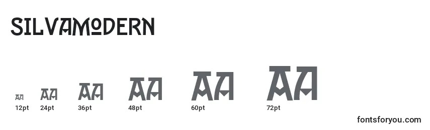 SilvaModern Font Sizes