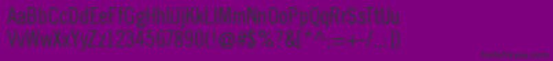 TraditionellsansNormal Font – Black Fonts on Purple Background