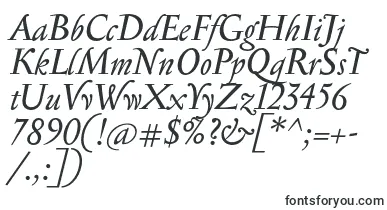  SerapionItalic font